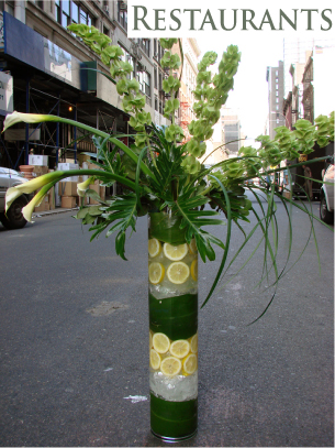 Restaurant flowers